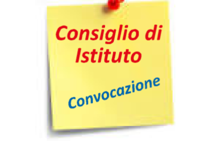 Convocazione Consiglio di Istituto - 19 Maggio 2020