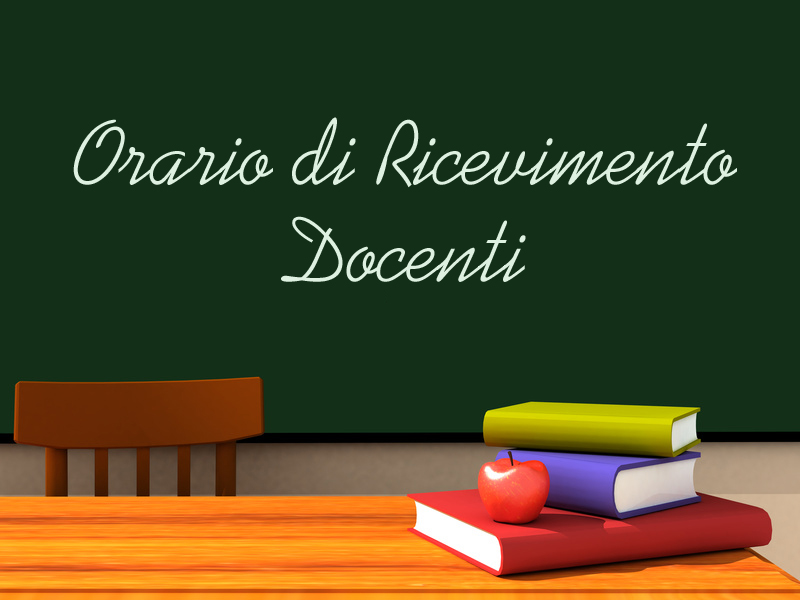 Orario ricevimento docenti scuola secondaria di I. grado - a.s. 2019-2020